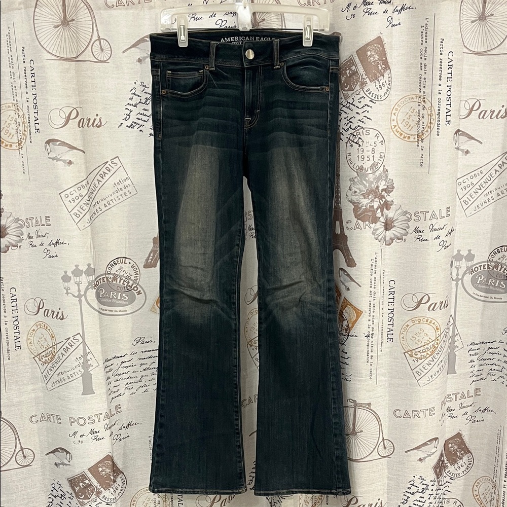 American Eagle Outfitters Women's Dark Indigo Bootcut Jeans